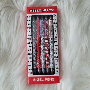 NEW Hello Kitty Gel Pens 5 Pack